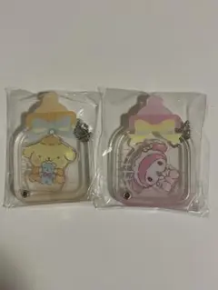 マイメロディ ポムポムプリン アクリルキーホルダー