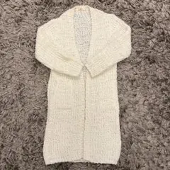 Musée アイボリー ニットカーディガン