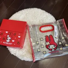 1998年製 マイメロ　鏡付きアクセサリーケース バッグ 新品