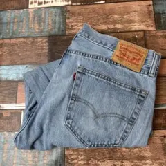 M*7様 ビンテージ　古着　リーバイス505 バギー　デニムジーンズ　W36L2