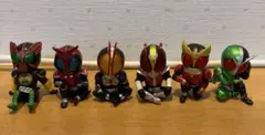まちぼうけ 仮面ライダー　フィギュア 6体セット 電王　555 カブト