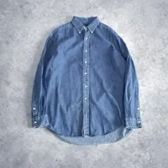 90s Ralph Lauren BLAIRE デニムシャツ L ボタンダウン