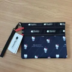 レスポートサック　2段ポーチ　キティちゃん