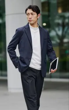 【新品未使用】ワークマン ソロテックス(R)ジャケット＆パンツ Ｌサイズブラック