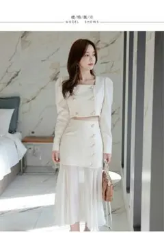 YY4-065 長くスリムなフィッシュテールスカート