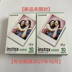 FUJIFILM instax mini インスタントフィルム 10枚入×2箱