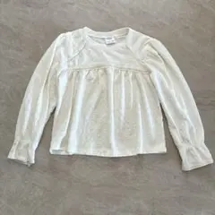 ZARA kids 長袖　トップス　白　128cm SIZE8 130cm