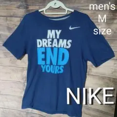 NIKE ナイキ Tシャツ 古着 メンズ M サイズ 紺 ダークブルー