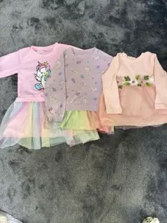 女の子長袖　95cm〜100㎝トップス3枚セット