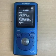 SONY ウォークマン NW-E062 ブルー 2GB WALKMAN 614 - メルカリ
