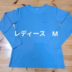 mont-bell レディース ロングスリーブT ウイックロン　ブルー