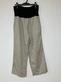 マタニティパンツ ベージュ Lサイズのサムネイル