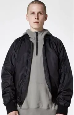 FEAR OF GOD ESSENTIALS MA-1 ブラック L