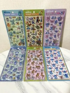 ディズニー ボンボンドロップシール プチドロップシール6種セット