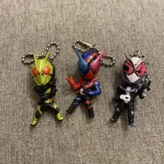 仮面ライダー マスコットスイングキーホルダー 他3体セット