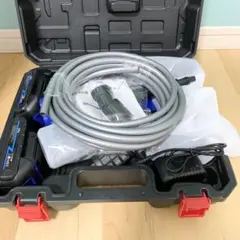 ⭐️高圧洗浄機⭐️コードレス 充電式 水圧洗浄機 家庭用 洗車 バッテリー2個 ④