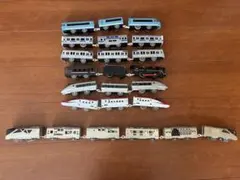 【ジャンク品】プラレールセット（車両、レール、踏切など）