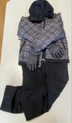 nima スキーウェア & north peak手袋　キッズサイズ120