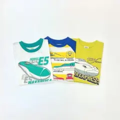 男の子 子供服 新幹線 110cm 長袖Ｔシャツ 新品 まとめ売り TG03