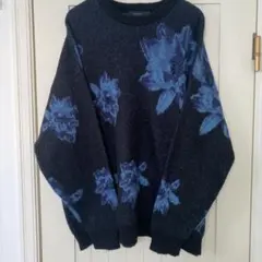 RAGE BLUE 花柄オーバーサイズニット サイズL
