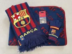 FCB マフラー 手袋 ブランケット セット