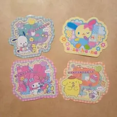 サンリオキャラクターズ　シールクッキー３　4枚セット