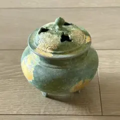 ⭕️✨希少名品　在銘「旭峰」作　高岡銅器 銅製香炉　鷹摘蓋・鳳凰耳・梅に鶯文 ⭕️✨希少名品 在銘「旭峰」作 高岡銅器 銅製香炉 鷹摘蓋・鳳凰耳・梅