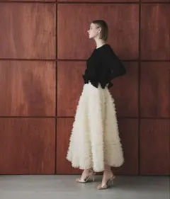 acka tulle long skirt チュールスカート - メルカリ