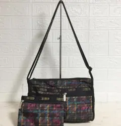 no32223 レスポートサック ナイロン ショルダー バッグ ポーチ付