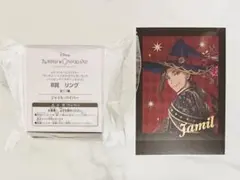 ツイステ ジャミル オーロラ箔缶バッジ プラチナ プレミアムバースデー