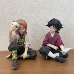 鬼滅の刃 一番くじ ラストワン賞 冨岡義勇＆錆兎 フィギュア