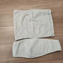 マタニティ用ストライプ柄　腹巻きさい帯セット