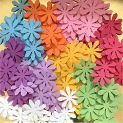 エンボスパンチ/花/クラフトパンチ/ペーパーフラワー/60枚【26002