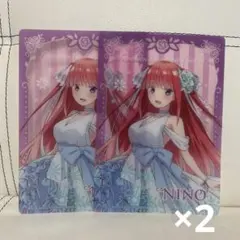 五等分の花嫁 中野二乃 アクリル カード 2枚セット