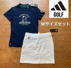 【新品】adidas golf モックネック&スカート セットアップ M