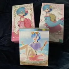Re:ゼロ レム3点まとめ売り フィギュア