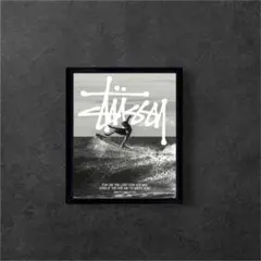 Stussy アートポスター ポスターフレーム ブラック
