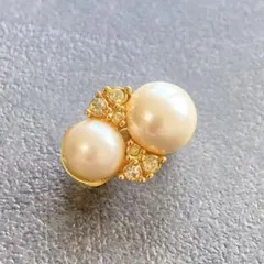 クリスチャンディオールChristian Dior パール イヤリング ゴールドのサムネイル