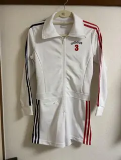 adidas デニム ジャンプスーツ オーバーオール ジャージ あのちゃん