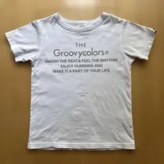 Groovycolors グルーヴィーカラーズ　Tシャツ　半袖　ホワイト　130
