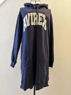 AVIREX アヴィレックス　フード付きワンピース ネイビー
