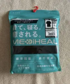 【新品】ワークマン　メディヒール　半袖シャツ　ブラック　サイズM