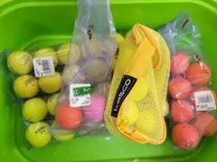ゴルフボールセット（イエロー・オレンジ）のサムネイル
