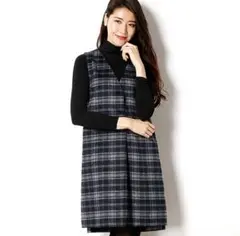 RU チェック柄ワンピース XXS