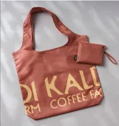 カルディ　エコバッグ　オールドローズ　タグ付き新品未開封