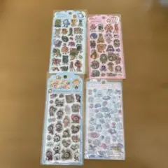 3Dキャラクターステッカー4枚セット 値下げしました