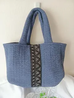 ヌビバッグ インド刺繍 ハンドバッグ 大人可愛い 韓国風 ハンドメイド（A455