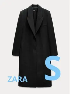 ZARA オーバーサイズウール混紡コート新品未使用定価29990円　半額