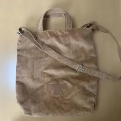ショルダー　トートバッグ　コーデュロイ