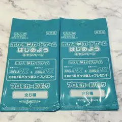 未開封ポケモンカード はじめようキャンペーン プロモカードパック